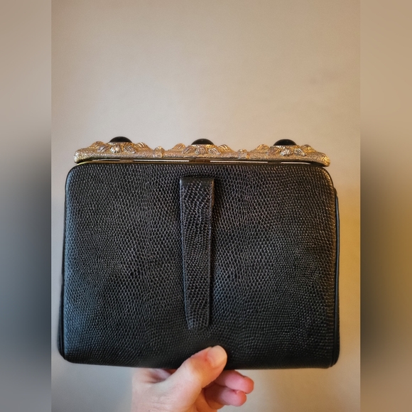 Vintage Berger Bags Evening Clutch Style No. 66, Mid 20th Century - Picture 5 of 16